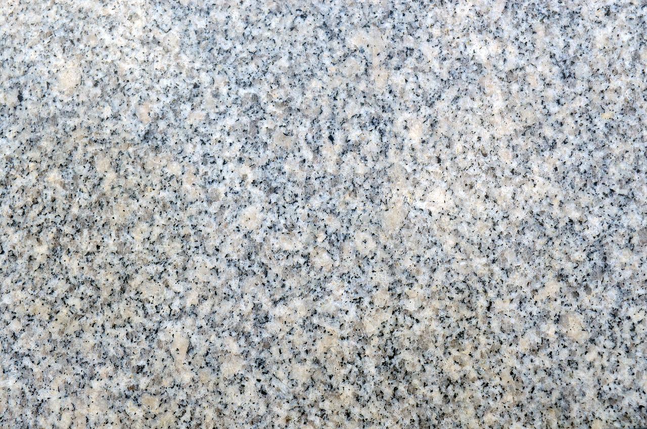 A granite countertop surface